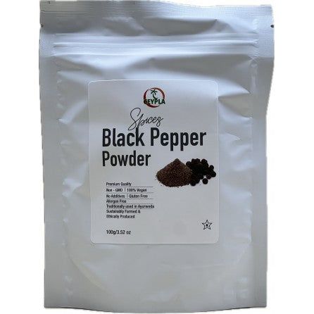 Black Pepper Powder 100g Premium Quality Ceypla