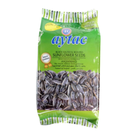 Black Salted & Roasted Sunflower Seeds 250g Aytac