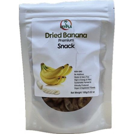 Dried Banana 100g Premium Quality Ceypla