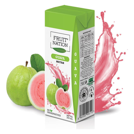 Guava Nectar Juice 6 x 200ml Fruit Nation