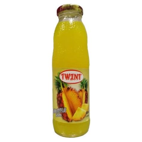 Pineapple Glass Bottle 350ml Twint